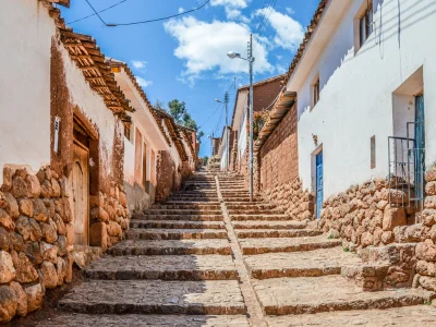 Stejle gader i Cusco