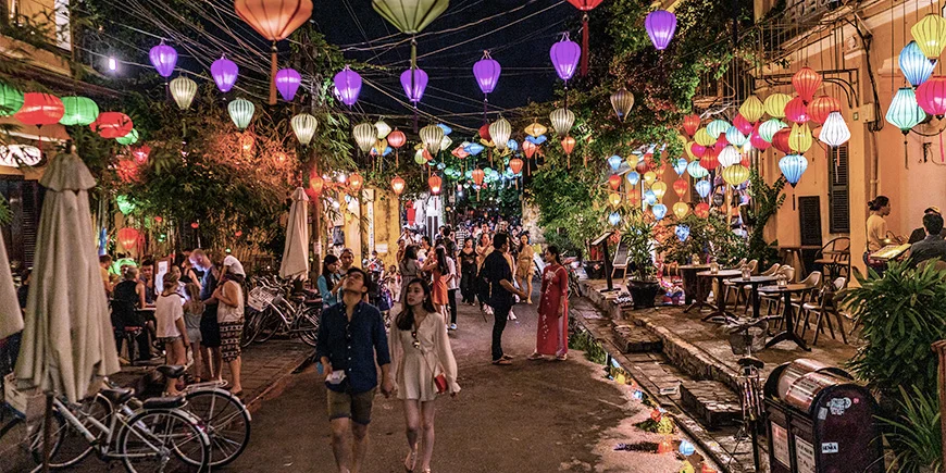 Aften i stemningsfulde Hoi An