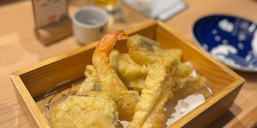 Tempura, som det ser ud i Japan