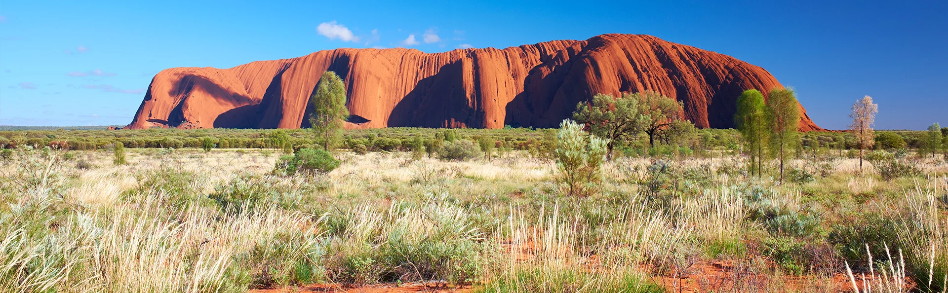 Ayers Rock eller Uluru i Uluru-Kata Tjuta Nationalpark, Australien.