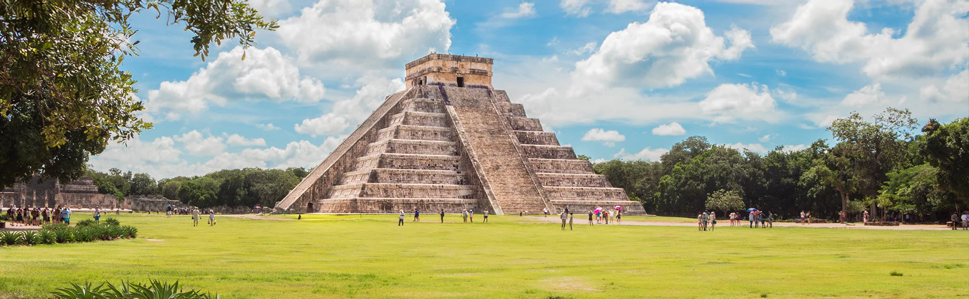 Chichen Itza, El Castillo-templet, Yucatan i Mexico, Kukulcan